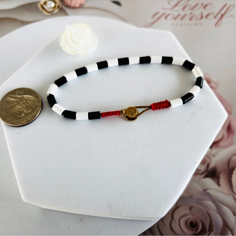 Roxanne Assoulin black/White Bracelet